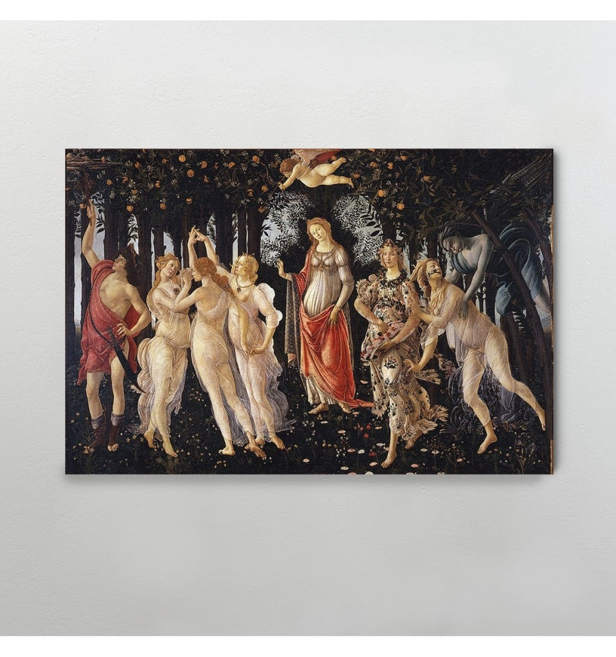 La primavera de botticelli cuadro decorativo para sala recamara comedor oficina