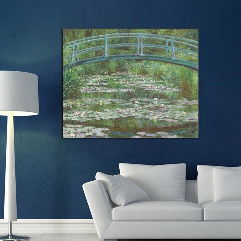 puente japones de claude monet decorando la sala