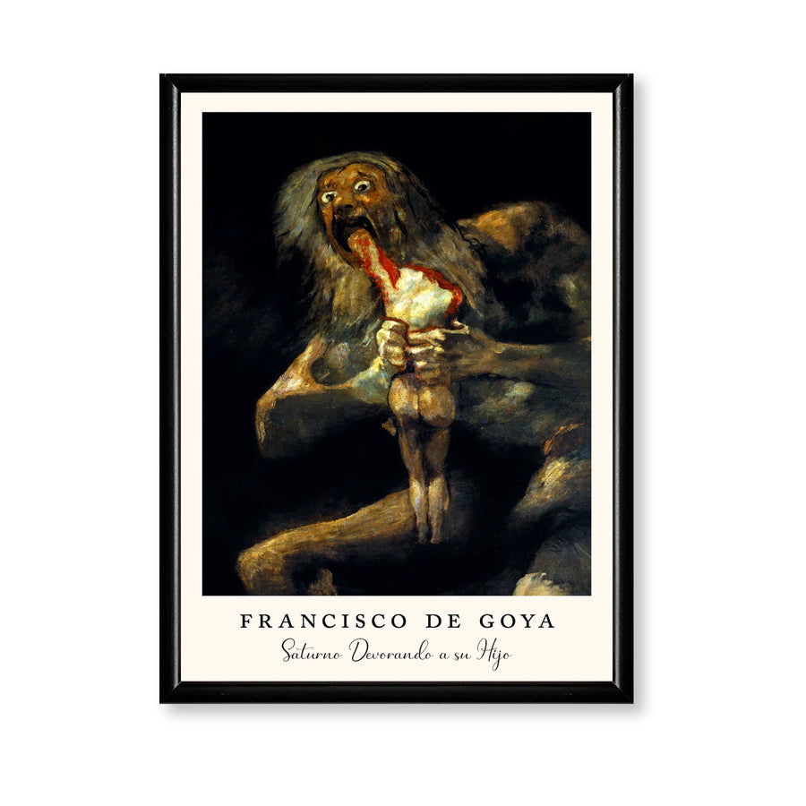 Saturno devorando a su hijo - Francisco de Goya