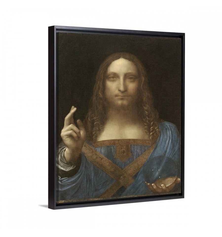 cuadro salvator mundi leonardo da vinci enmarcado