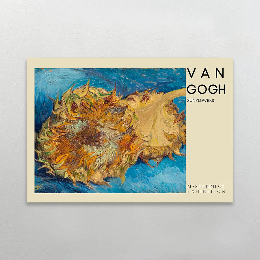 CUADRO CANVAS DECORATIVO GIRASOLES DE VAN GOGH