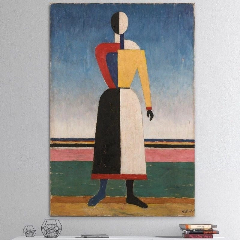 Suprematist figure - Kazimir Malévich