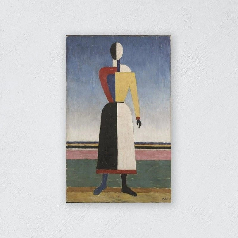 Suprematist figure - Kazimir Malévich