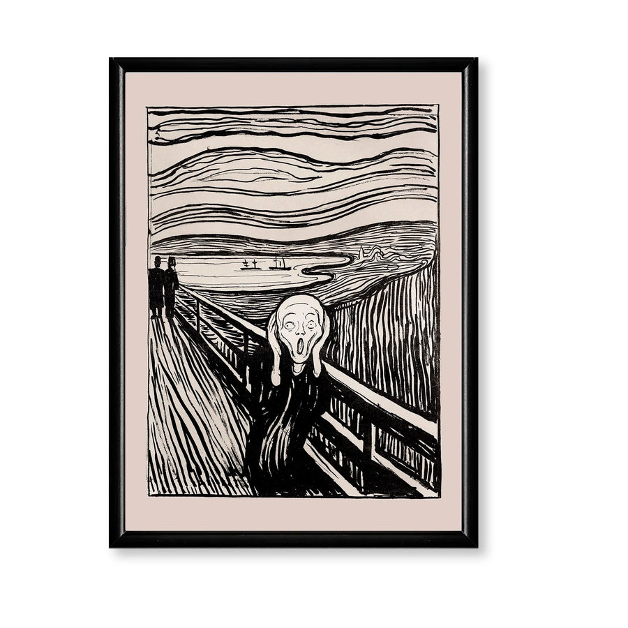 El Grito Litografia Edvard Munch Cuadro