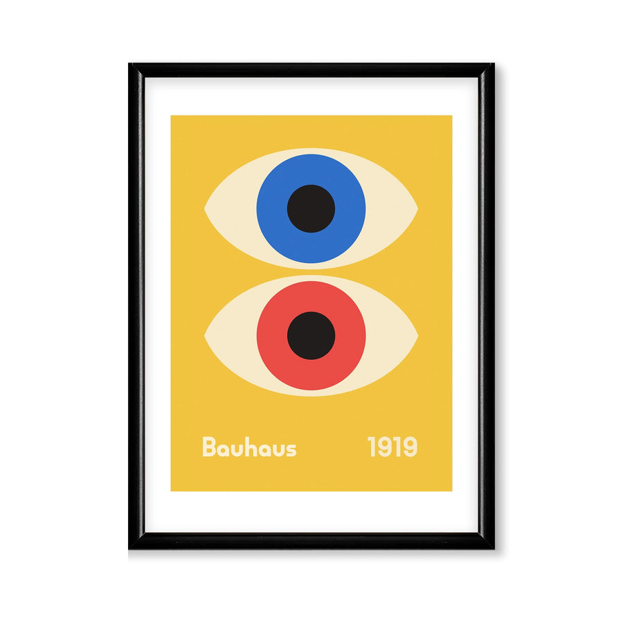 Bauhaus Double Eye Art Print