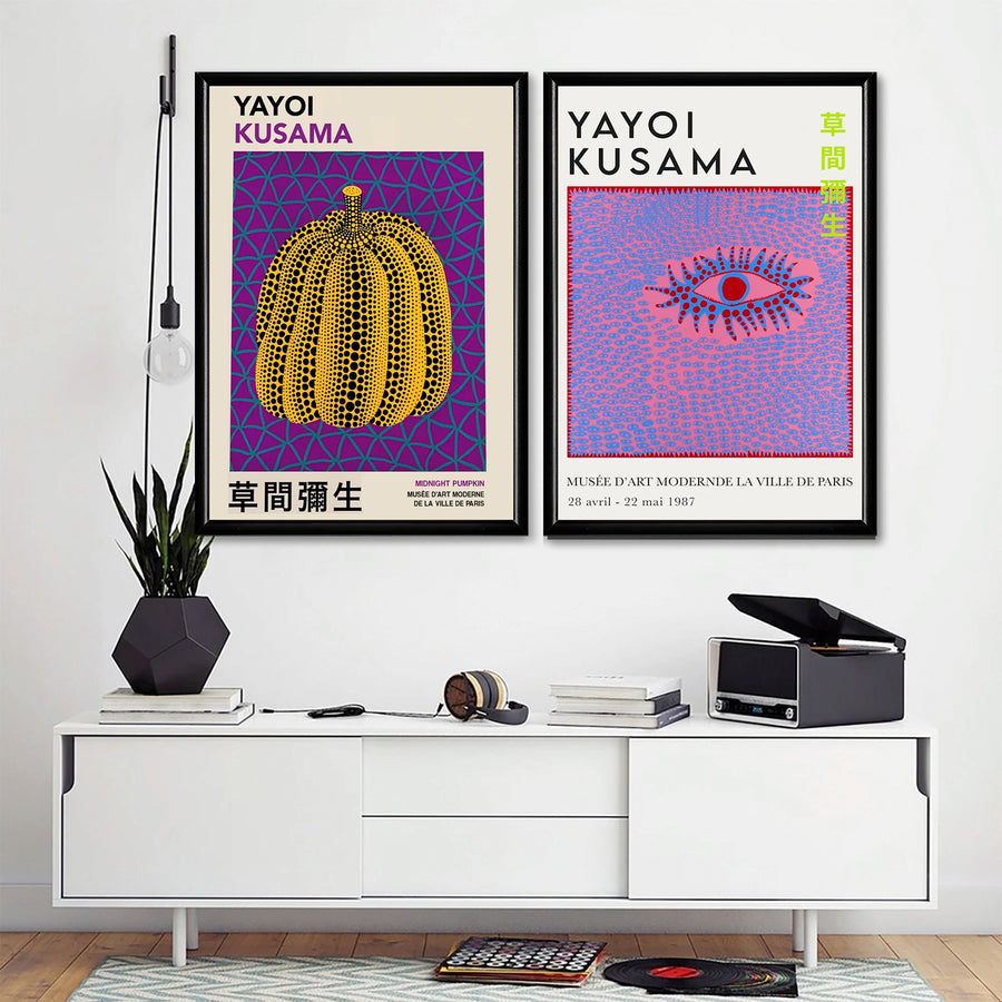 Cuadros Yayoi Kusama poster art 