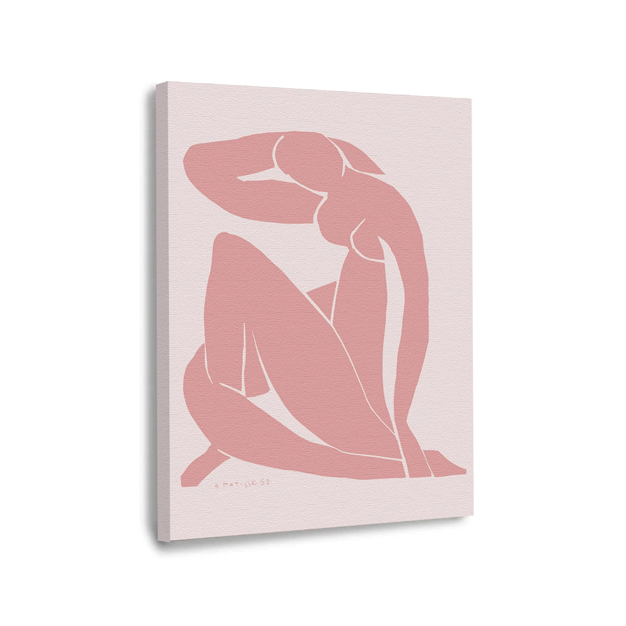 Desnudo Matisse Cuadro en Canvas Pink Nude